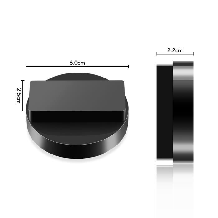 Adaptateur De Point De Levage En Caoutchouc Pour Porsche - 6,5x2,6 Cm - Noir - Protège Le Châssis Lors Du Levage - Compatible 911, Boxster, Cayman... - 9