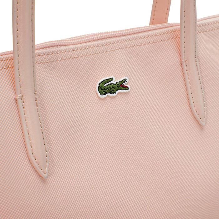 Lacoste L.12.12 Concept Sac porte epaule Femme Rose Pearl 14.5x30x34.5 cm W x H x L Cdiscount Bagagerie Maroquinerie