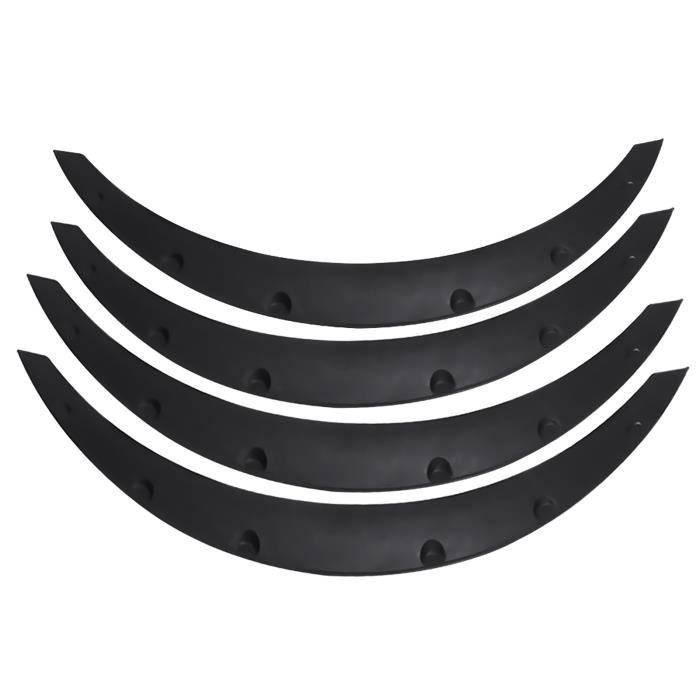 ABI 4Pcs Noir Universel Extensions D'aile Passage Roue Avant Arrière Auto  Noir En Stock - Cdiscount Auto