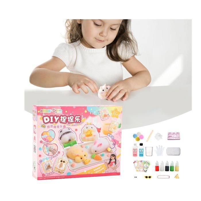 Kit Création Squishy à Presser - Jouets Sensoriels DIY Souples Et Anti-Stress - Enfant & Adulte