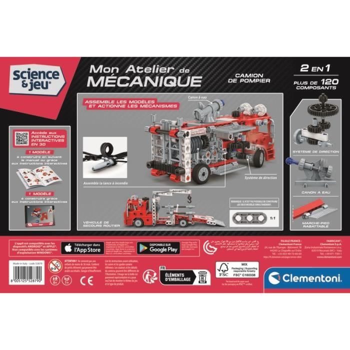 CLEMENTONI - Camion de pompier - Cdiscount Jeux - Jouets