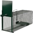 Moorland Piege de capture 60x23x23cm infaillible Cage Pour Animaux lapin, rat - Simple à utiliser - Avec une entrée 5001-0