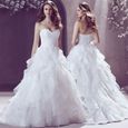 Mode  Nouvelle robe de mariée  Palais luxueux  Dentelle en diamant pour le soutien - gorge-0