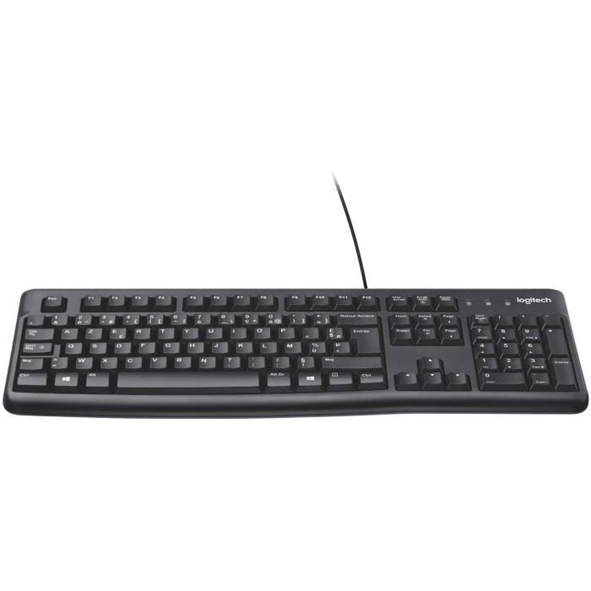 Clavier Sans Fil Plug And Play Usb Resistant Aux Eclaboussures Barre D Espace Incurvee Clavier Azerty Francais Prix Pas Cher Cdiscount