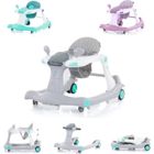 Chipolino, marchette pour bébé Super Star 2 en 1, musique. Hauteur réglable [Gris]