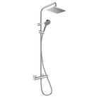 Colonne de douche Hansgrohe Vernis Shape 230 1jet EcoSmart 9l-min avec mitigeur thermostatique - Chrome