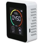 KKMOON Détecteur de qualité de l'air domestique Moniteur multifonctionnel de CO2-température-humidité PPM TVOC Capteur Blanc