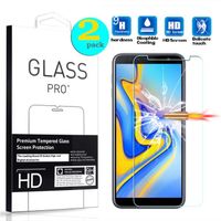 [2 Pack] Film de Protection d'écran Verre Trempé Pour Samsung Galaxy J6 Plus