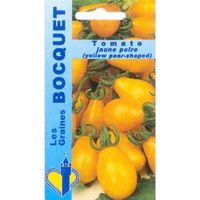 Sachet de  Tomate Jaune Poire "Yellow Pearshaped" - 0,5 g - légume fruit - LES GRAINES BOCQUET
