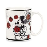 Mug céramique 'Mickey' (Mickey Mouse) blanc rouge - 90x85 mm (330 ml) [A1479]