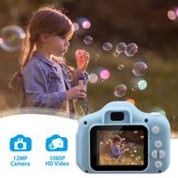 Jouets Fille 3 à 6 Ans HD 1080P Numérique Appareil Photo Enfants Petits Cadeaux Anniversaire,BLEU