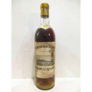 VIN BLANC monbazillac château de la salagre liquoreux 1955 -