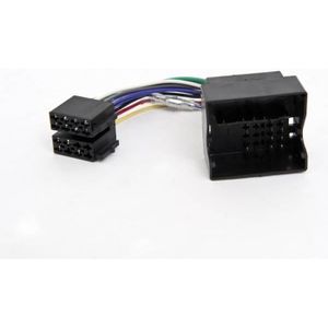 Kit Montage Autoradio 1 DIN BMW E39 5 Series 1995-2003 & X5 E53 1999-2006 - Façade Cadre + Faisceau ISO + Adaptateur Antenne