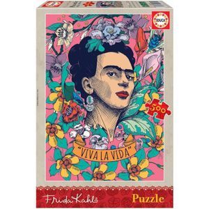 PUZZLE Viva La Vida, Kahlo Frida Puzzle Avec 500 Pièces, 