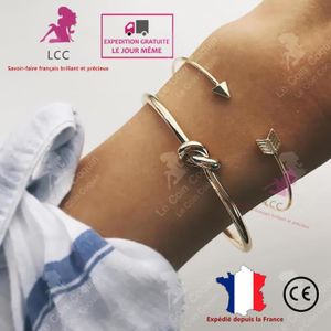 Bracelet femme original argent -  France