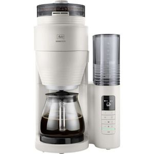 Melitta AromaFresh Pro X Édition Limitée – Cafetière filtre 1,5 L avec moulin céramique intégré, gris