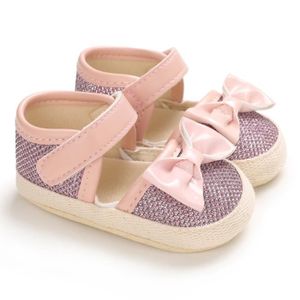 BABIES Chaussures d'été pour nouveau-né roses, antidérapantes pour filles - ECELEN BABIES