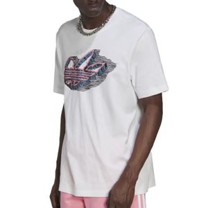 Tee shirt top adidas homme blanc