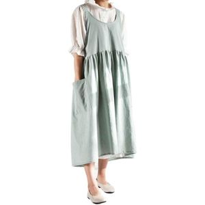 Robes tabliers en coton pour femme sale