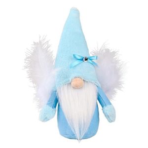 PERSONNAGES ET ANIMAUX YOSOO Poupée de Noël Gnome visage en plumes artificielles Tomte suédois ange fait main décoration d'elfe de Noël
