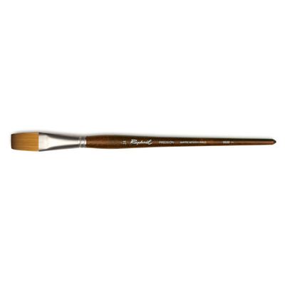 MILAN Lot de 4 pinceaux plats synthétiques premium type Langue de Chat avec manche long Série 642 N° 20 Noir| Kidinn MILAN Lot de 4 pinceaux plats synthétiques premium type Langue de Chat avec manche long Série 642 N° 20 Noir| Kidinn