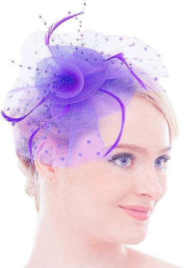Bibi Chapeau Mariage élégant - Fascinateur Vintage Pour Mariée - Neuf Avec étiquettes