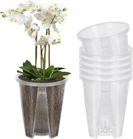 Jinfa 1 Cache-Pot En Céramique Pot De Fleurs Vase Decoratif Pour L