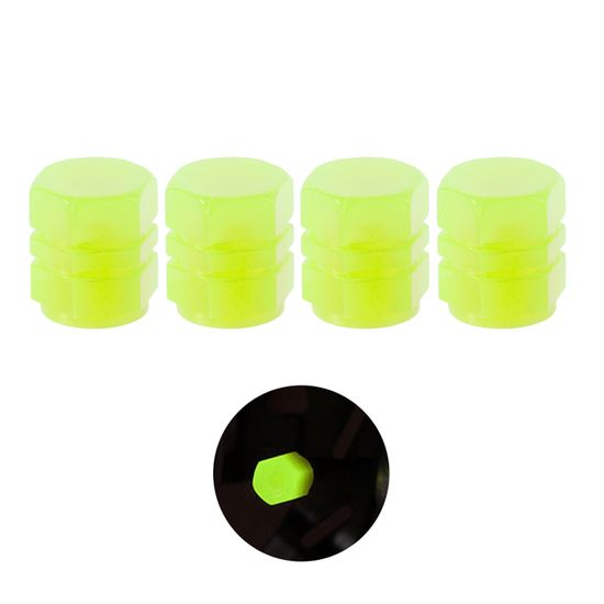 Lot De 16 Bouchons De Valve De Pneu Fluorescents - Accessoires De Décoration Universels Pour Voiture/SUV/vélo/camion/moto, Cadeaux De Voiture Cool