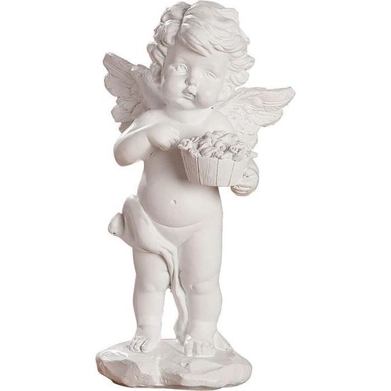 Grande Figurine Ange Décoratif – Résine, 60cm, Pour Jardin Ou Funéraire, Art Nouveau