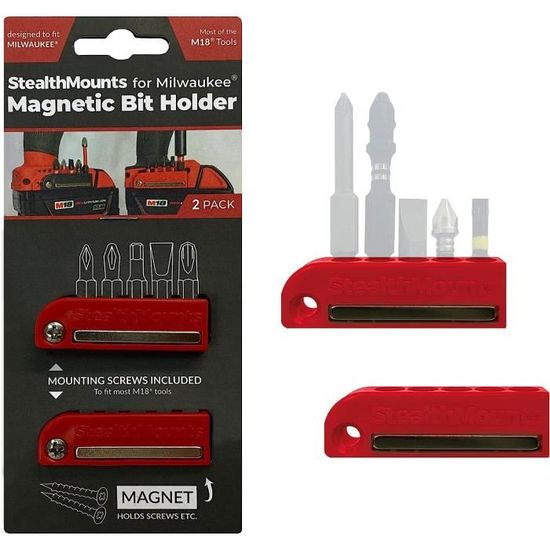 Porte-embout Magnétique Connex 150 Mm - Mandrin Rapide, Douille Rotative, Pour Accès Difficiles - Argent/noir/rouge