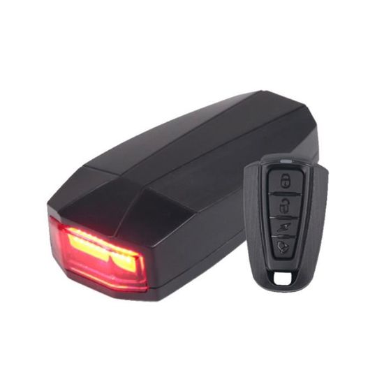 1 pièces feu arrière intelligent LED USB charge télécommande sans fil antivol vélo sirène avertir pour   CYCLE LIGHTING