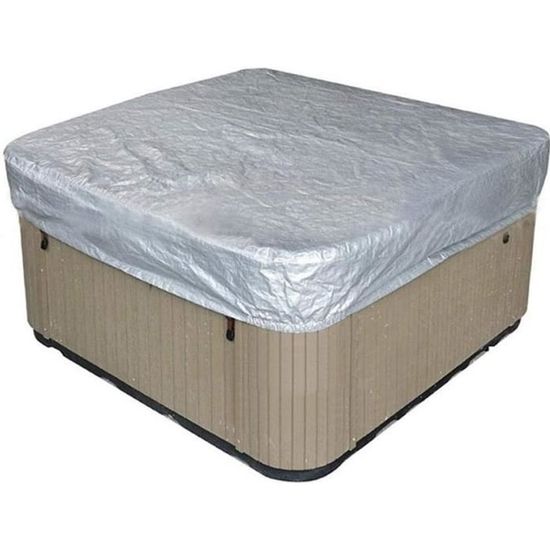 Housse De Protection Pliable Pour Jacuzzi Gonflable Carré De 1,35 M, Pour Jacuzzi Gonflable D 1 35 M Pour Jacuzzi Gonflable Exterieur 96882494