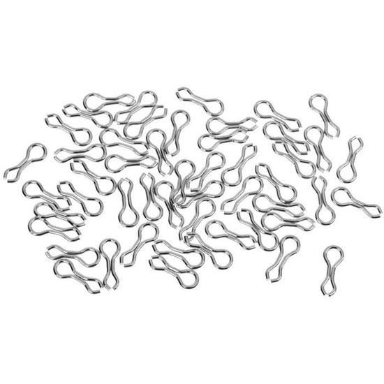300 Pièces Yeux De Pêche - Plombs Alliage Acier - Pour Carpe, Fil De Pêche - Tailles S/M - Eau Douce/Salée