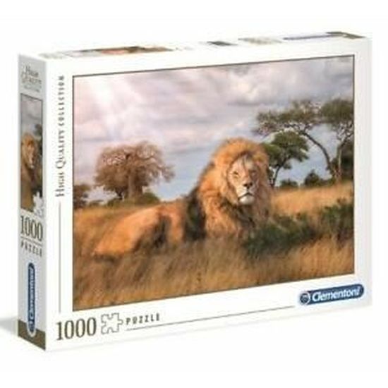 Puzzle 1000 pièces - CLEMENTONI - Le roi de la jungle - Animaux - Enfant - Mixte