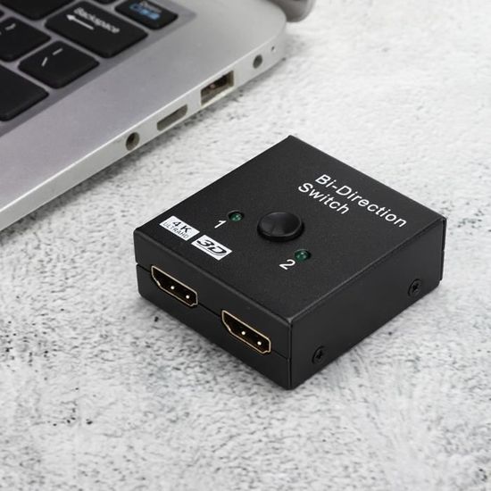 Commutateur HDMI 2.1 Bidirectionnel 8K - 1 Entrée 3 Sorties / 3 Entrées 1 Sortie, Supporte 8K@60Hz Et 4K@120Hz - 8