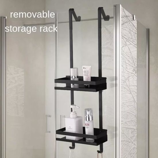 Etagère Douche Lot de 2,Serviteur de Douche,Sans Perçage Étagère Murale de Rangement pour Baignoire,pour Salle de Bain/Cuisine/Chambre | Leroy Merlin