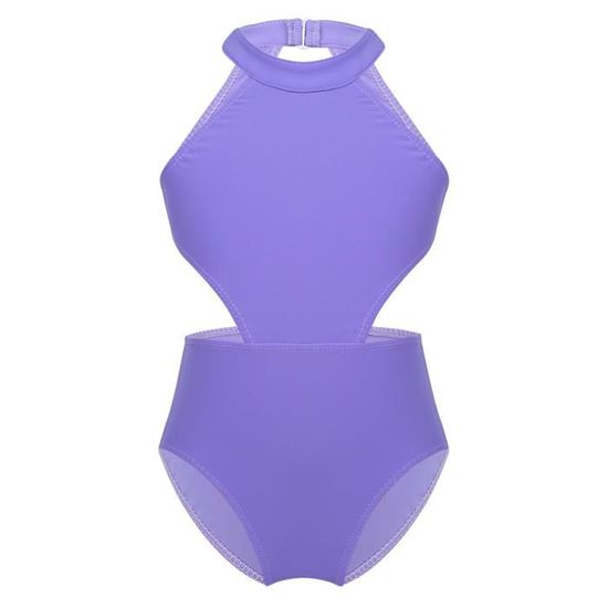 Alvivi Justaucorps De Gymnastique Sans Manches Pour Filles Avec Strass Brillants Robe De Patinage Artistique Danse Moderne Bleu Marine 8