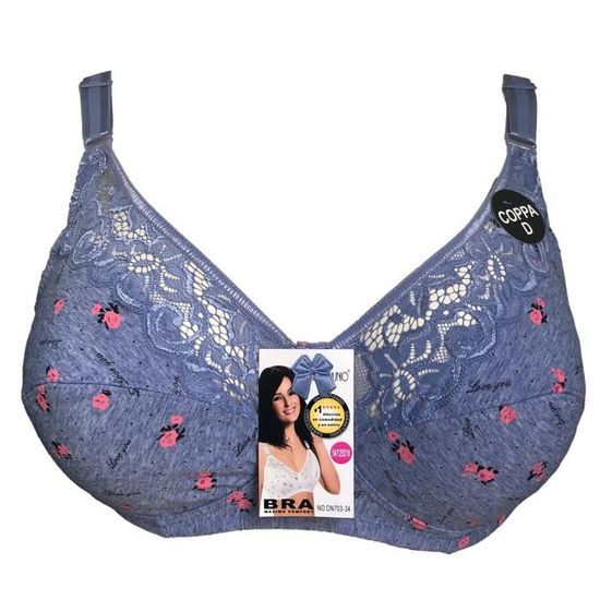 Soutien-gorge MILLESIA Avec Armature - Taille 90D - Bonnet Balconnet Rouge Passion