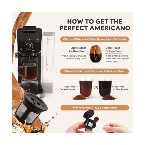 Ninja K Cups Wiederverwendbar – Edelstahl-Kaffeekapseln Für Ninja Dual Brew Pro, Spart Geld Und Müll