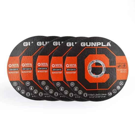 Makita B-53045 disques à tronçonner 125 x 22, 23 x 1 mm (lot de 1 Makita B-53045 disques à tronçonner 125 x 22, 23 x 1 mm (lot de 1
