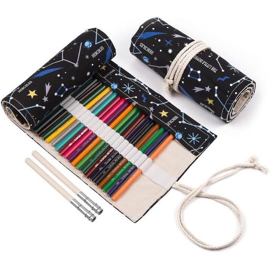 Sac À Crayons Trousse Rangement Crayons De Couleurs Sac À Crayon Sac ...