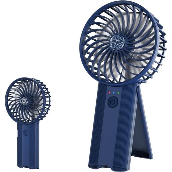 Mini Ventilateur USB Portable BEPER - 3 Vitesses, Silencieux, Autonomie 4h Avec Batterie Lithium