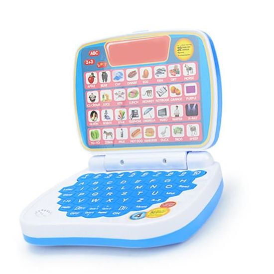 Ordinateur Portable Jouet éducatif Pour Enfants 3-7 Ans - Avec Musique Et Sons - Poignée De Transport - Apprentissage Ludique - 2