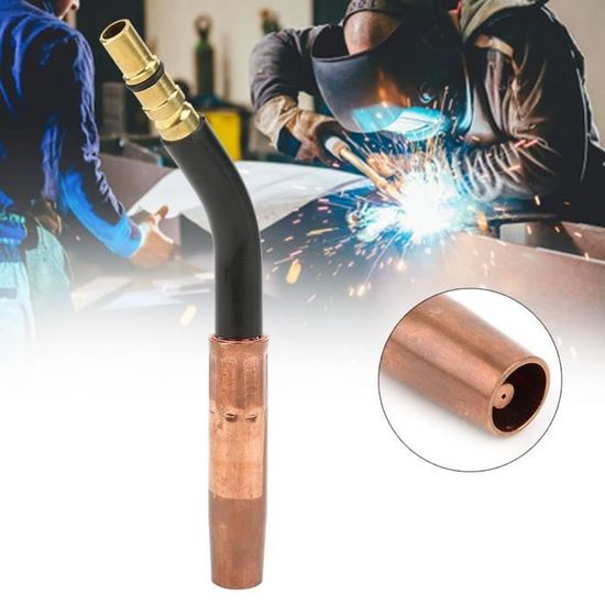 Col De Cygne Flexible Pour Torche De Soudage MIG Binzel 15AK - Laiton, 18cm, Diamètre 5/9mm, Remplacement Consommable - 7