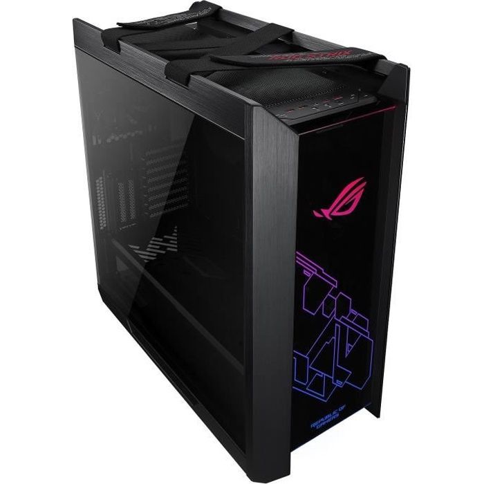 ASUS BOITIER PC Stix Helios GX601 - Noir - Verre