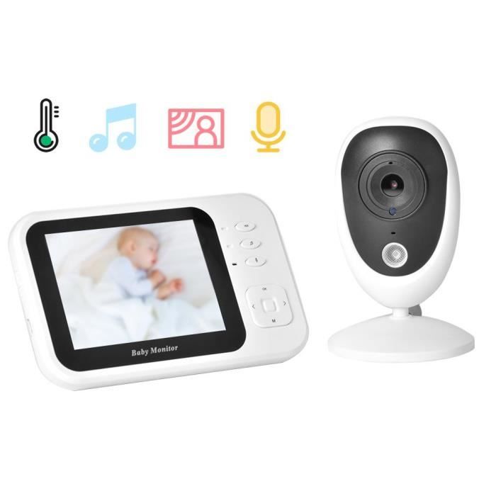WIPES Baby phone TFT sans fil numérique bébé moniteur IR vision nocturne interphone berceuses température 100-240V 3.5in