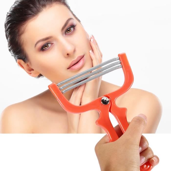 Epilateur manuel pour visage Ustensile Épilatoire Forme pince pour femme homme beauté épilation Couleur aléatoire