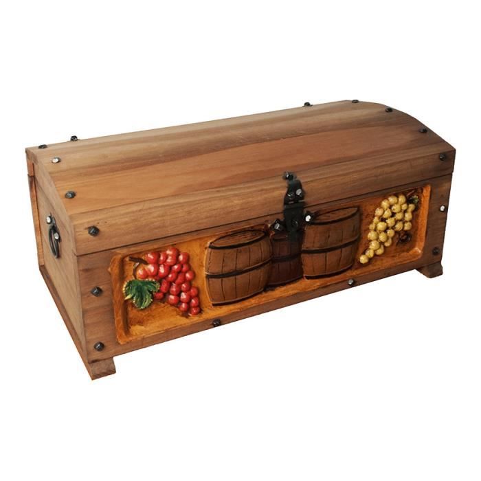 Malle Sculptée Grappes - 6x75cl - coffret