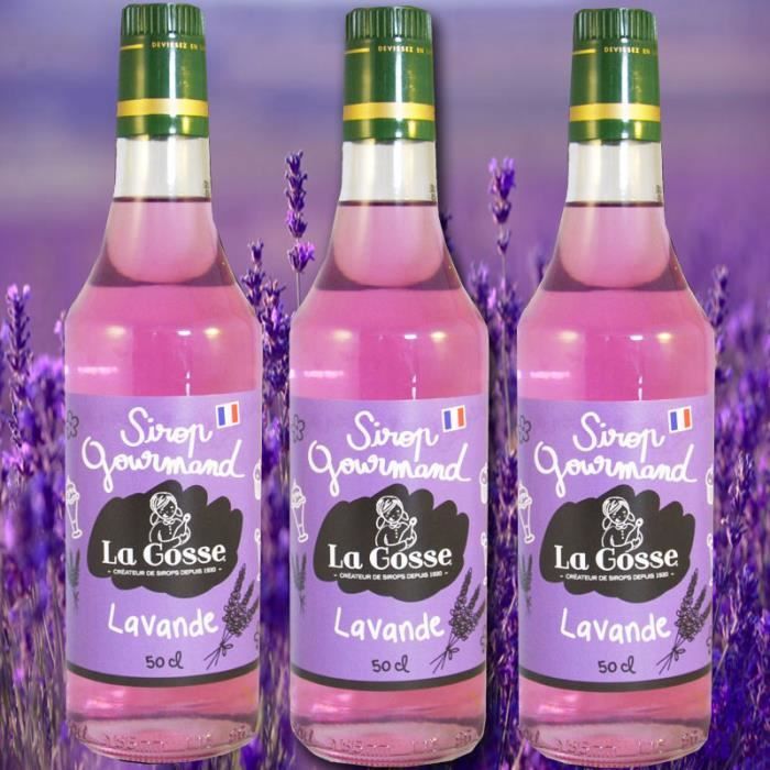 Sirop de Lavande 3 bouteilles