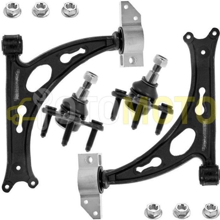 Bras de suspension avant pour AUDI A3 8P 8P1 A3 SPORTBACK triangle, rotule, biellette 4 pièces
